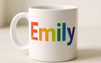 Unique Personalized Gift: Custom Printed Mug with Name for Every Celebration