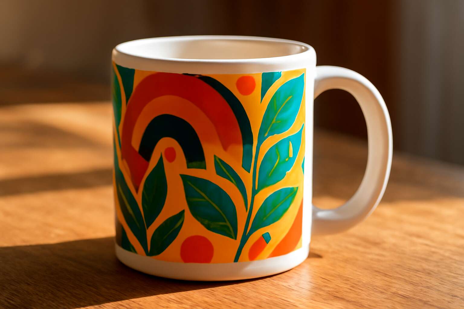 printed on mug