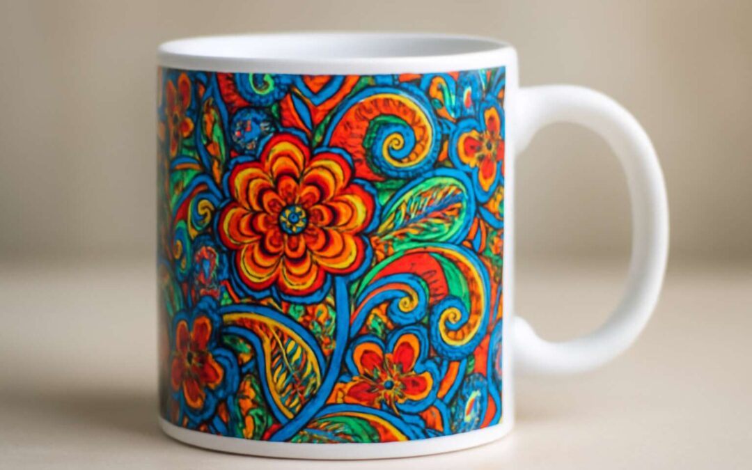 Turn heads with mug printing description: vibrant designs, inks, and coatings for chic mugs