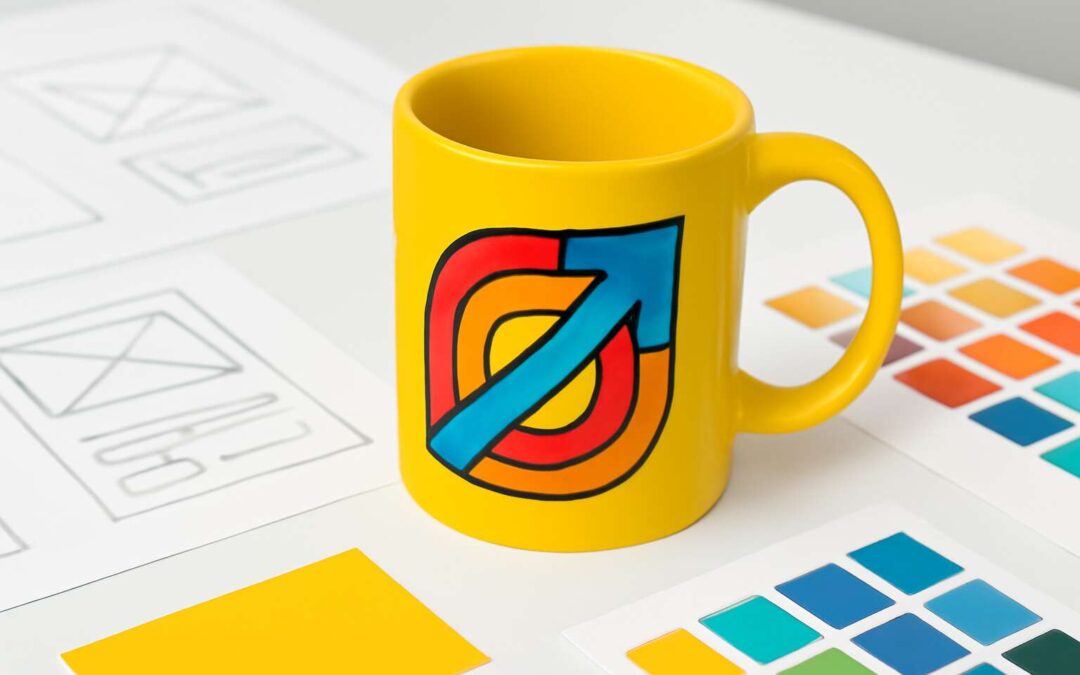 Colorful yellow mug printing ideas that wow customers.