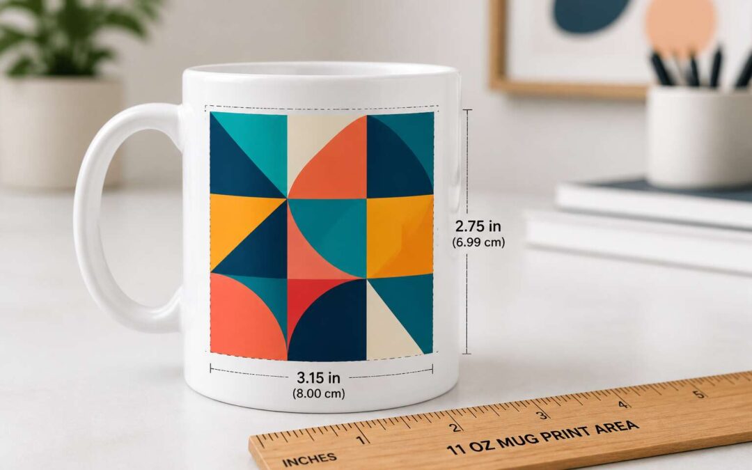 The 11oz mug printing size affects your design’s legibility.