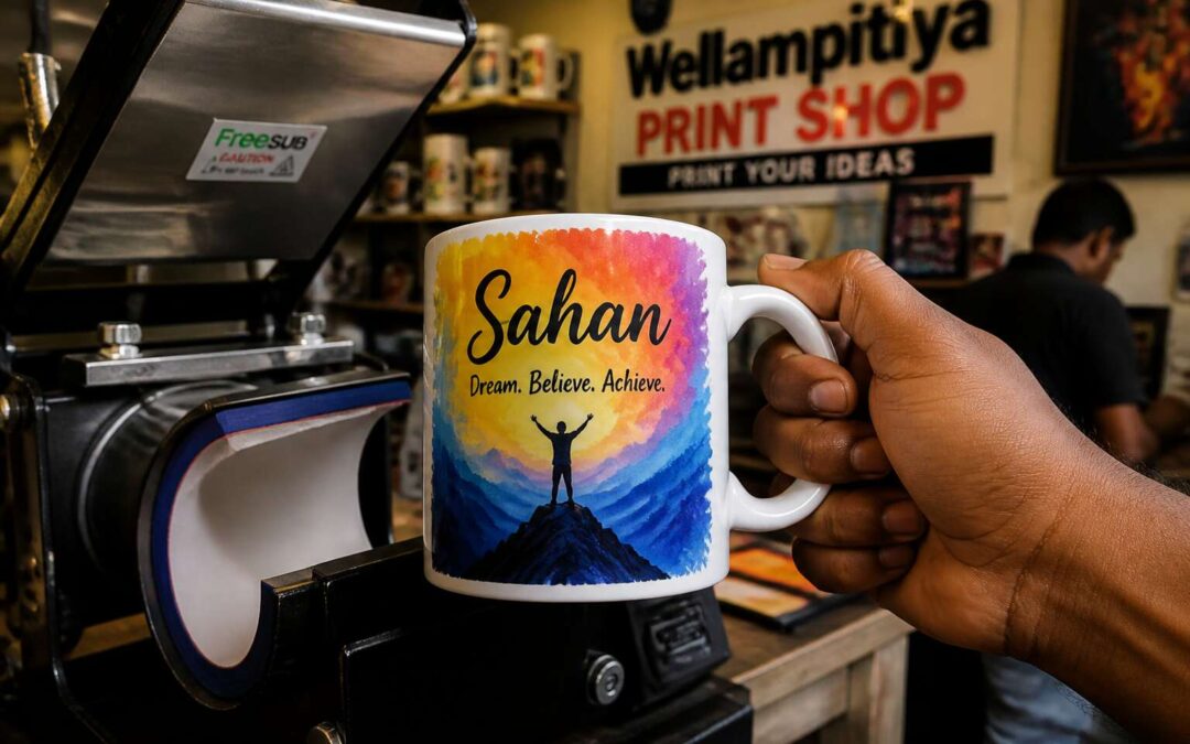 Mug printing wellampitiya, your top choice for custom gifts.