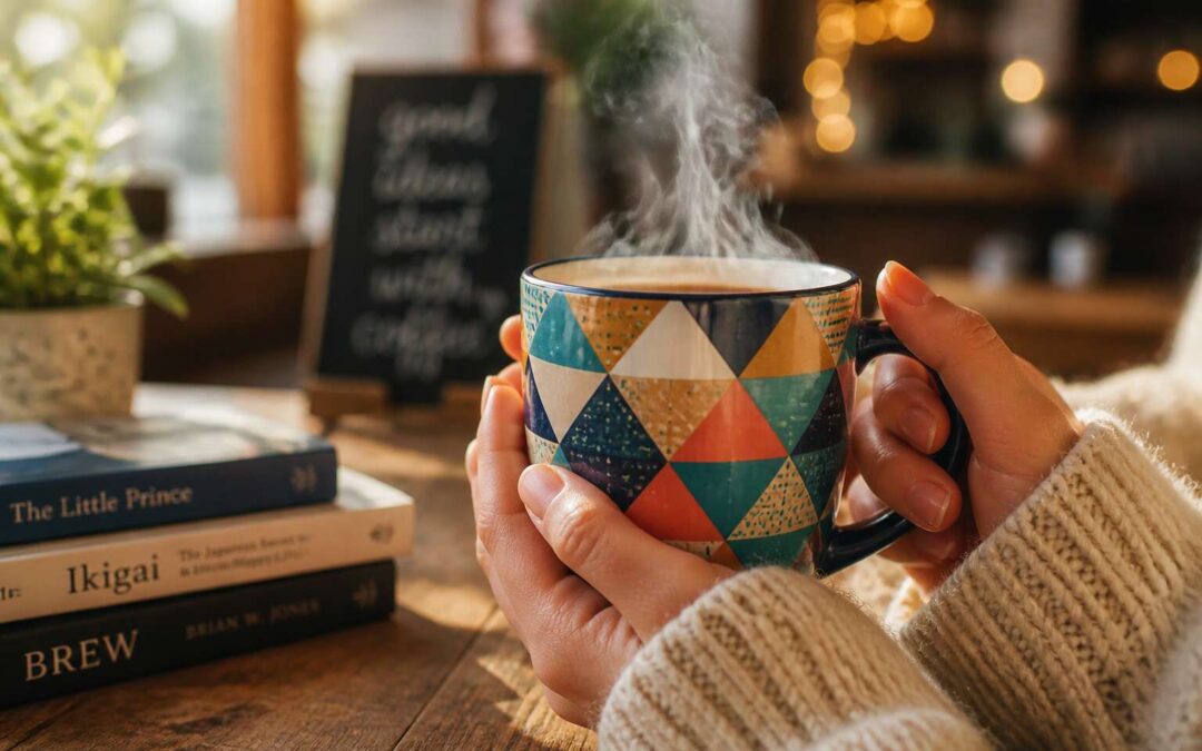 Make your tea ritual yours with a printed tea mug.
